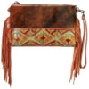 Montana West Women's Southwestern Tooled Crossbody Bag