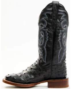 Dan Post Women's Embroidered Ostrich Western Boots - Broad Square Toe -Western Cowboy Equipment 2000361557 001 P3