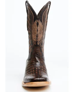 Tanner Mark Men's Shawnee Exotic Caiman Belly Western Boots - Broad Square Toe 10 Tanner Mark Men's Shawnee Exotic Caiman Belly Western Boots - Broad Square Toe -Western Cowboy Equipment 2000363915 201 P4