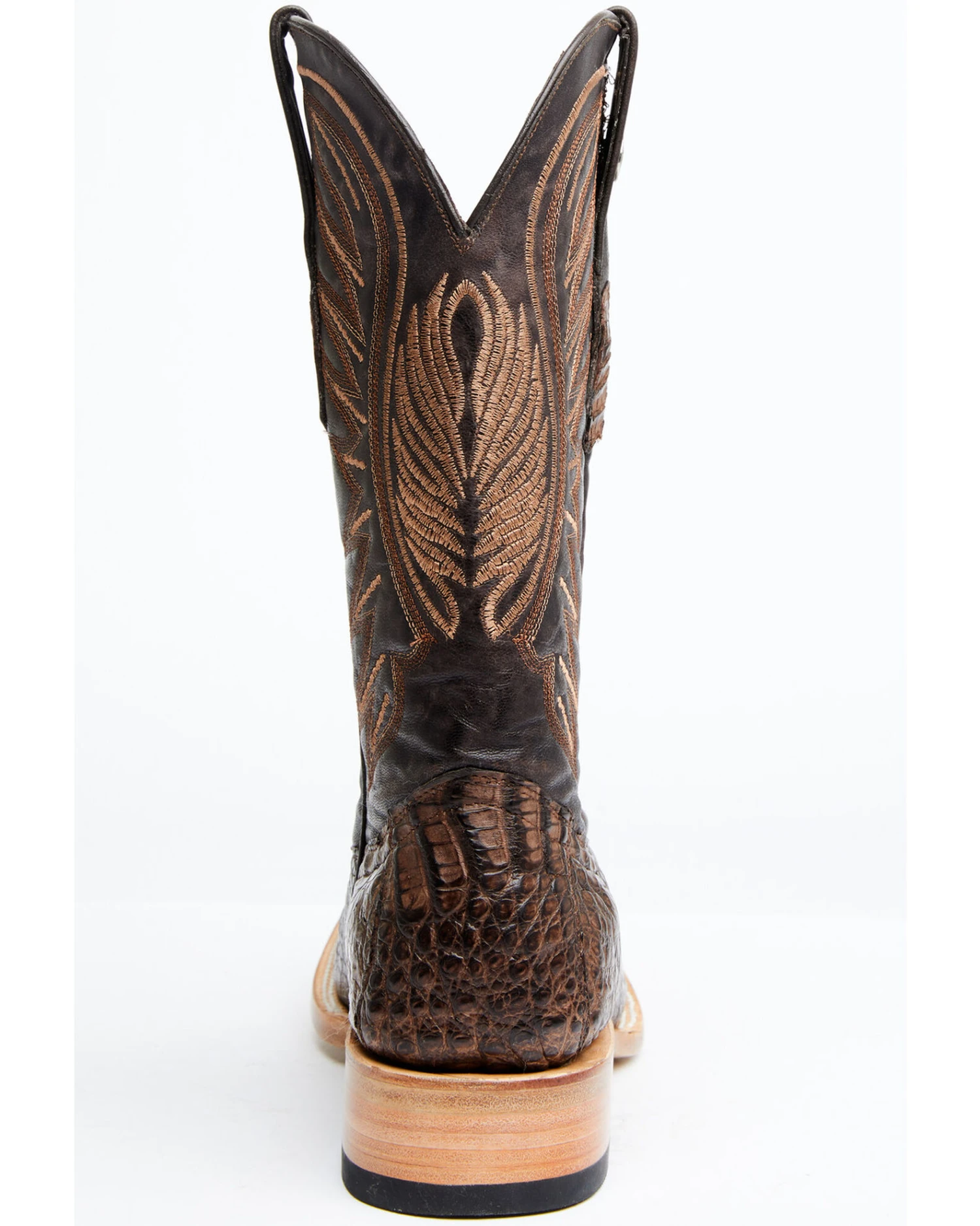 Tanner Mark Men's Shawnee Exotic Caiman Belly Western Boots - Broad Square Toe 5 Tanner Mark Men's Shawnee Exotic Caiman Belly Western Boots - Broad Square Toe - Image 5