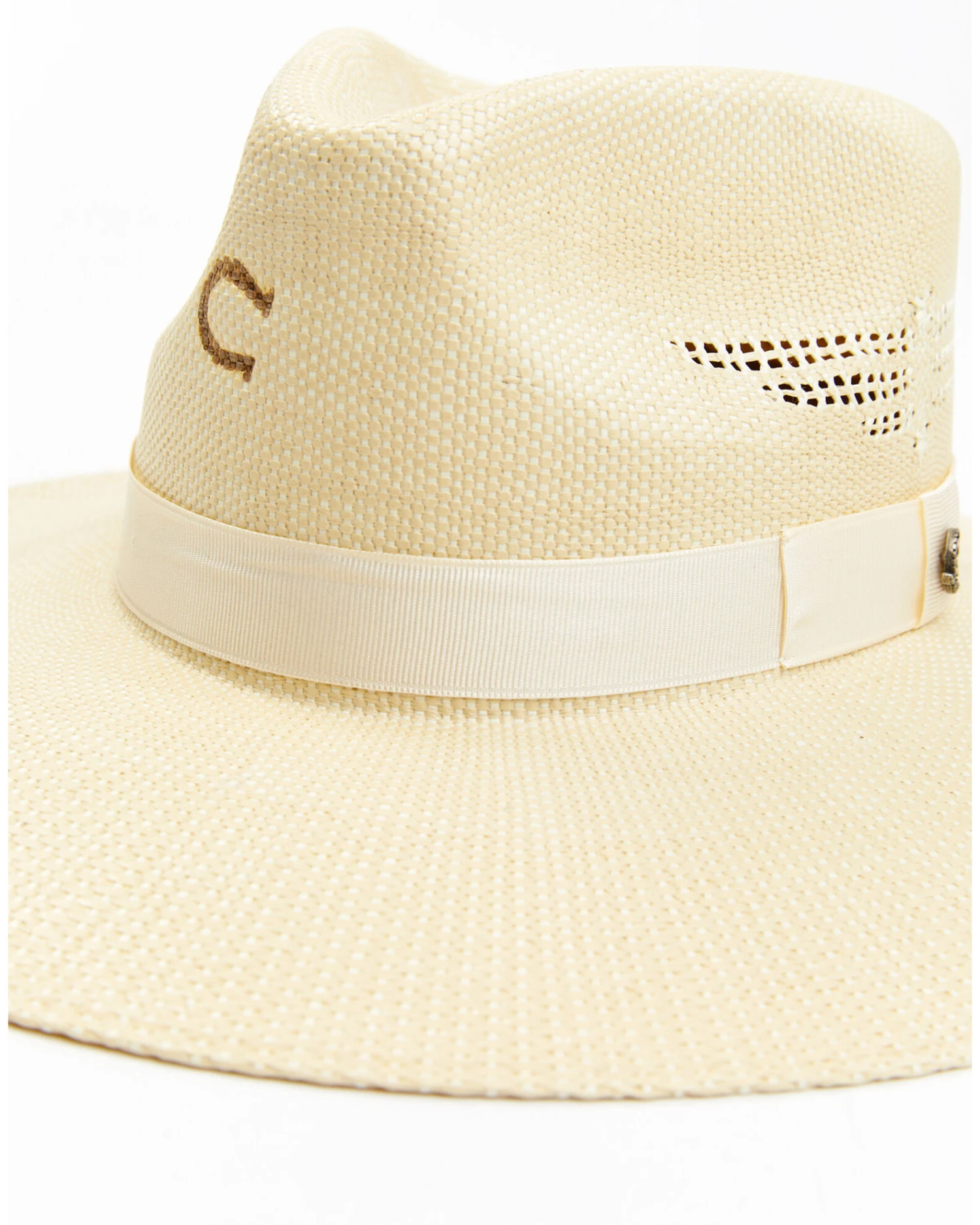 Charlie 1 Horse Women's Mexico Shore Ribbon Band Western Straw Hat 2 Charlie 1 Horse Women's Mexico Shore Ribbon Band Western Straw Hat - Image 2