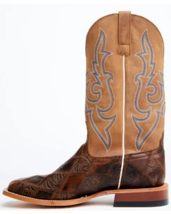 Horse Power Men's Patchwork Western Boots - Broad Square Toe 9 Horse Power Men's Patchwork Western Boots - Broad Square Toe -Western Cowboy Equipment 2000364671 200 P3