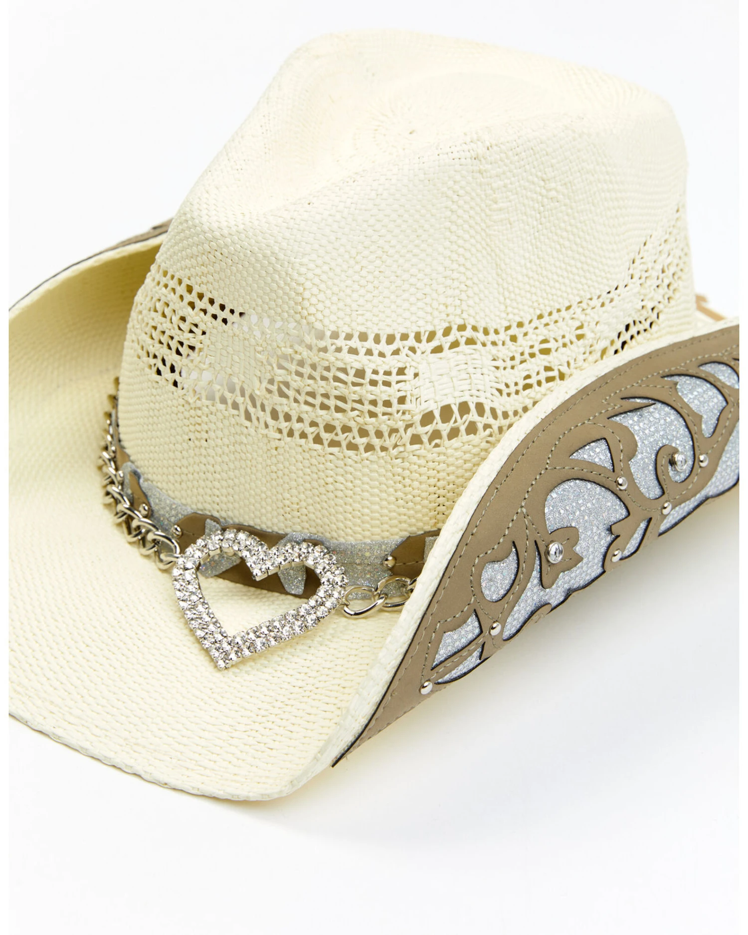 Shyanne Women's Straw Wedding Western Hat 2 Shyanne Women's Straw Wedding Western Hat - Image 2