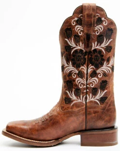 Dan Post Women's Athena Floral Embroidered Western Performance Boots - Broad Square Toe 9 Dan Post Women's Athena Floral Embroidered Western Performance Boots - Broad Square Toe -Western Cowboy Equipment 2000371101 280 P3