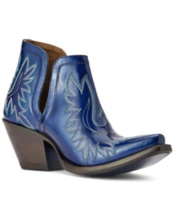 Ariat Women's Dixon Sin City Western Booties - Snip Toe
