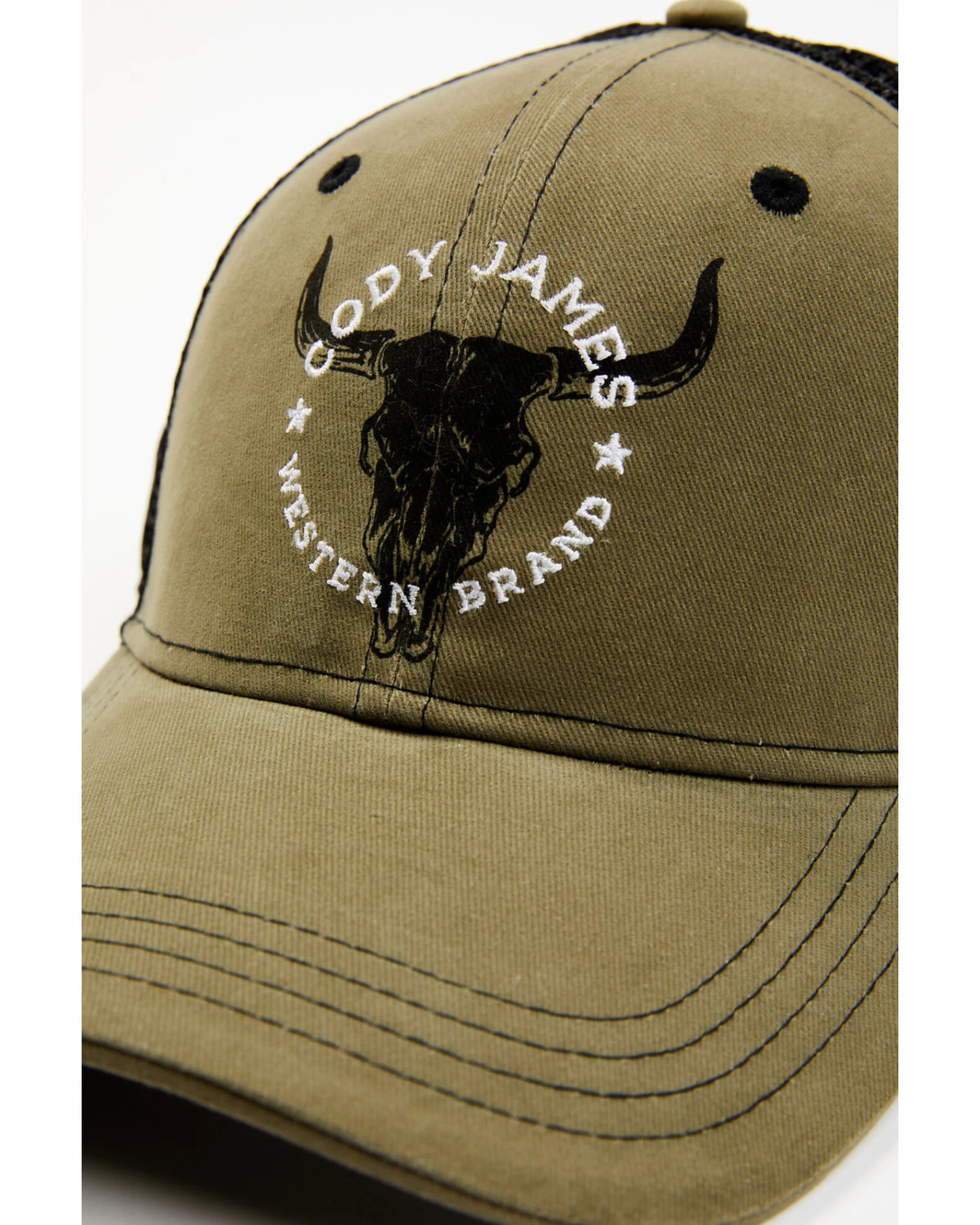 Cody James Men's Steerhorn Mesh-Back Baseball Cap 2 Cody James Men's Steerhorn Mesh-Back Baseball Cap - Image 2