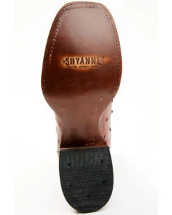 Shyanne Women's Olivia Exotic Ostrich Quill Western Boots - Broad Square Toe -Western Cowboy Equipment 2000374976 200 P7