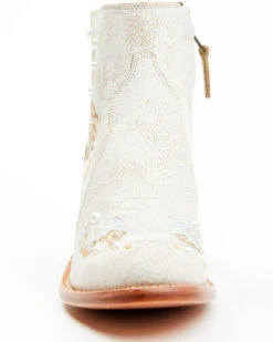 Shyanne Women's Carine Crackadela Floral Western Fashion Booties - Round Toe  -Western Cowboy Equipment 2000376028 100 P4