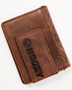 Hooey Men's Brown Southwestern Embossed Bi-Fold Money Clip Wallet -Western Cowboy Equipment 2000376896 200 P3