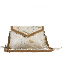 Myra Bag Women's Golden Girl Hair-On Hide Fringe Bag