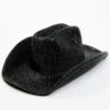 Wonderwest Women's Black Rhinestone Western Hat