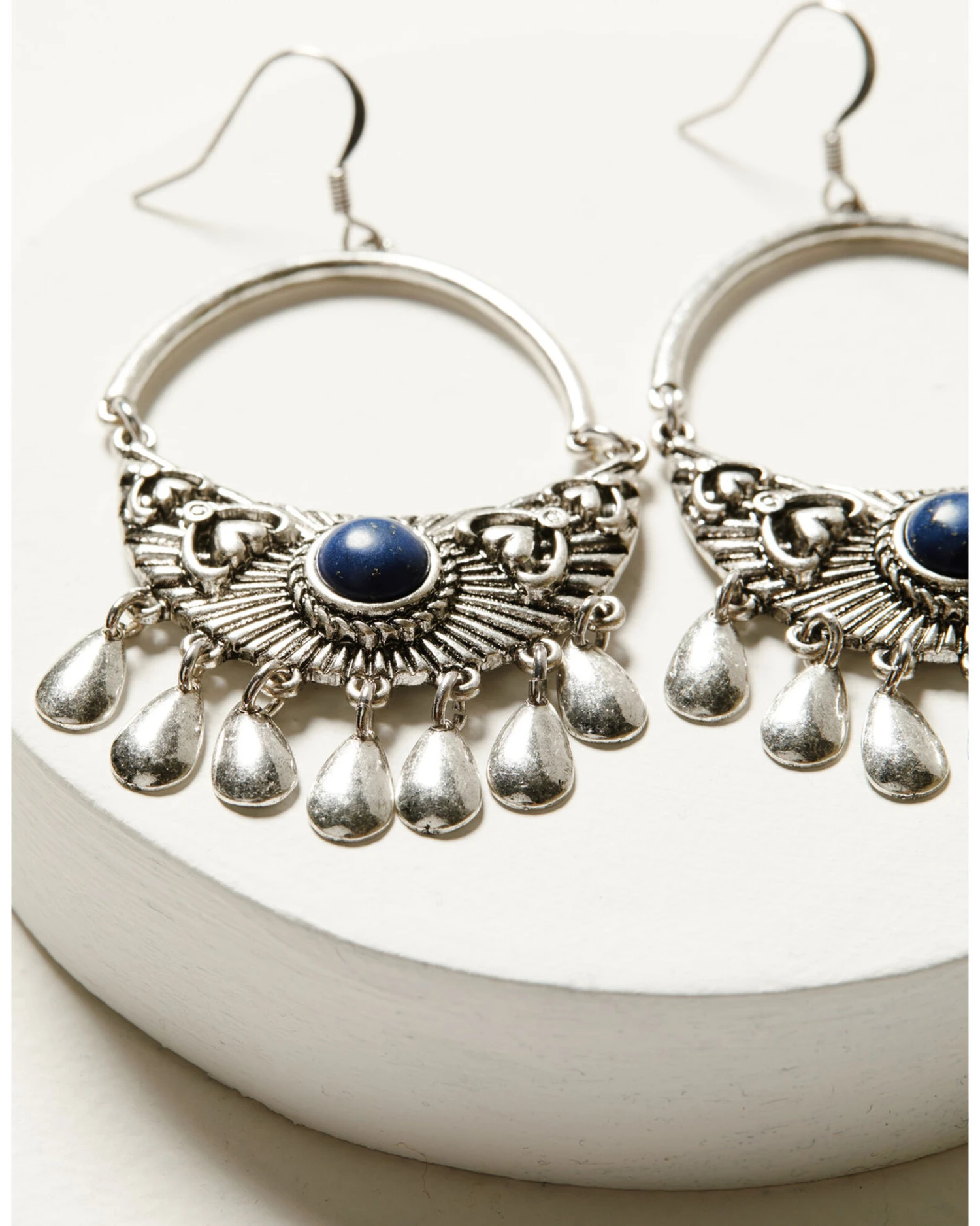 Shyanne Women's Monument Valley Silver Charm Earrings 2 Shyanne Women's Monument Valley Silver Charm Earrings - Image 2