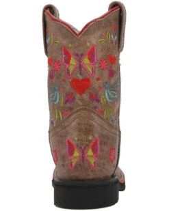 Dan Post Girls' Embroidered Western Boots - Broad Square Toe -Western Cowboy Equipment 2000381636 251 P5