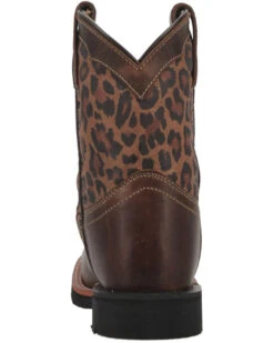 Dan Post Toddler Girls' Leopard Print Western Boots - Broad Square Toe -Western Cowboy Equipment 2000381637 902 P5