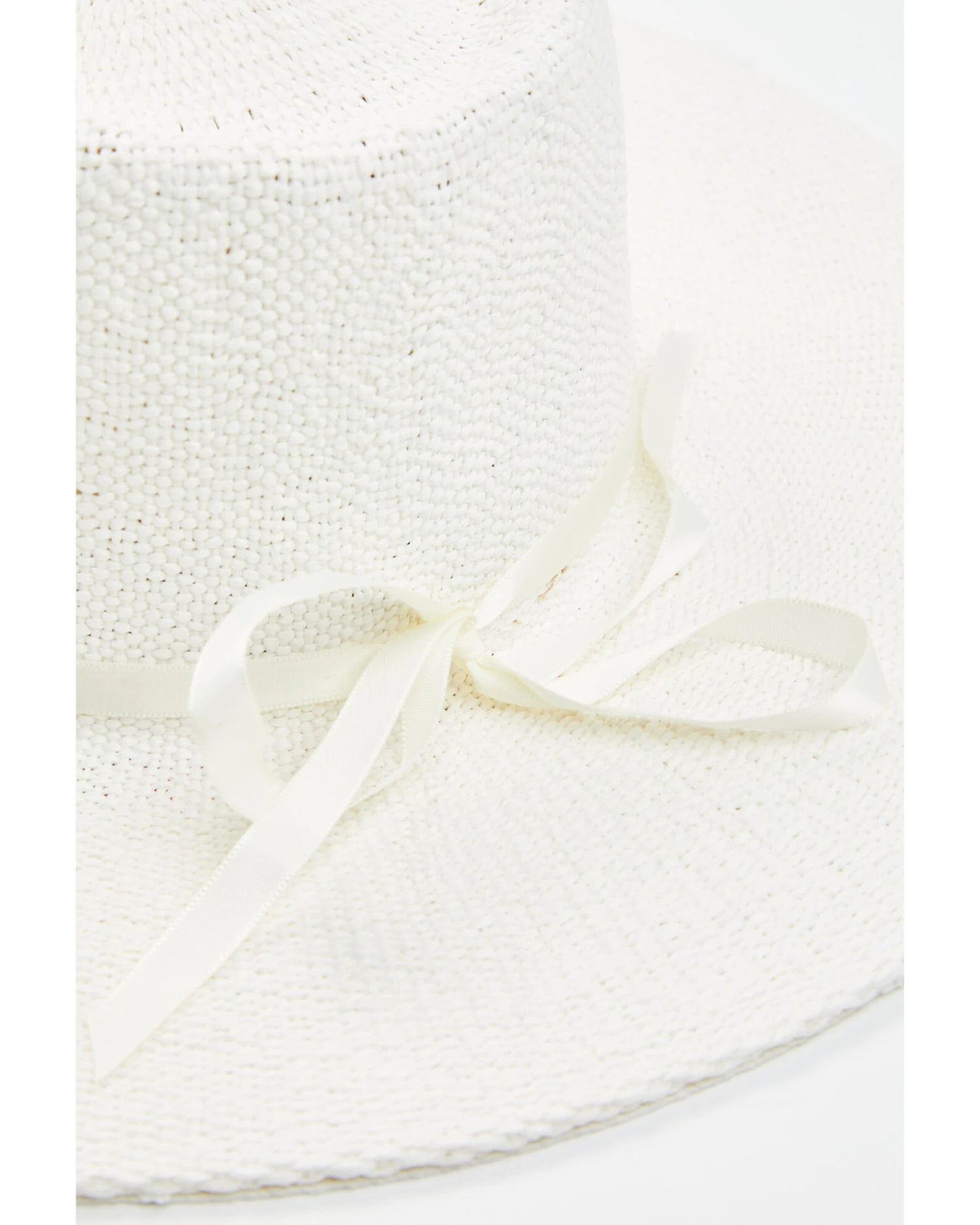 Nikki Beach Women's White Krystal Australian Toyo Fedora Hat 2 Nikki Beach Women's White Krystal Australian Toyo Fedora Hat - Image 2