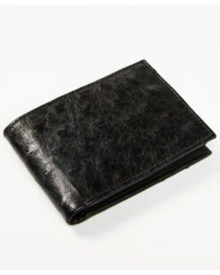 Cody James Men's Exotic Ostrich Leather Bifold Wallet