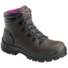 Avenger Women's Builder Mid 6" Lace-Up Waterproof Hiking Work Boot - Steel Toe