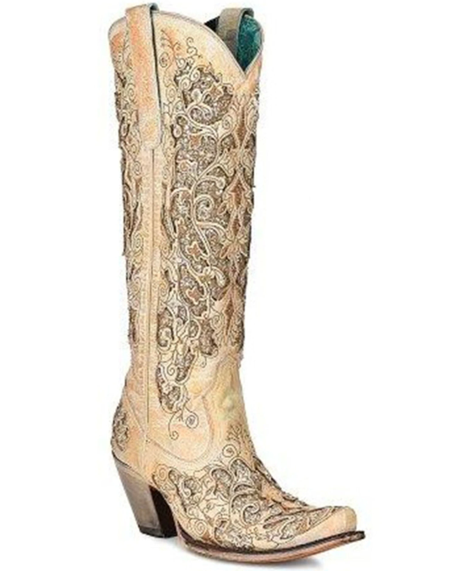 Corral Women's Inlay Western Boots - Snip Toe 1 Corral Women's Inlay Western Boots - Snip Toe