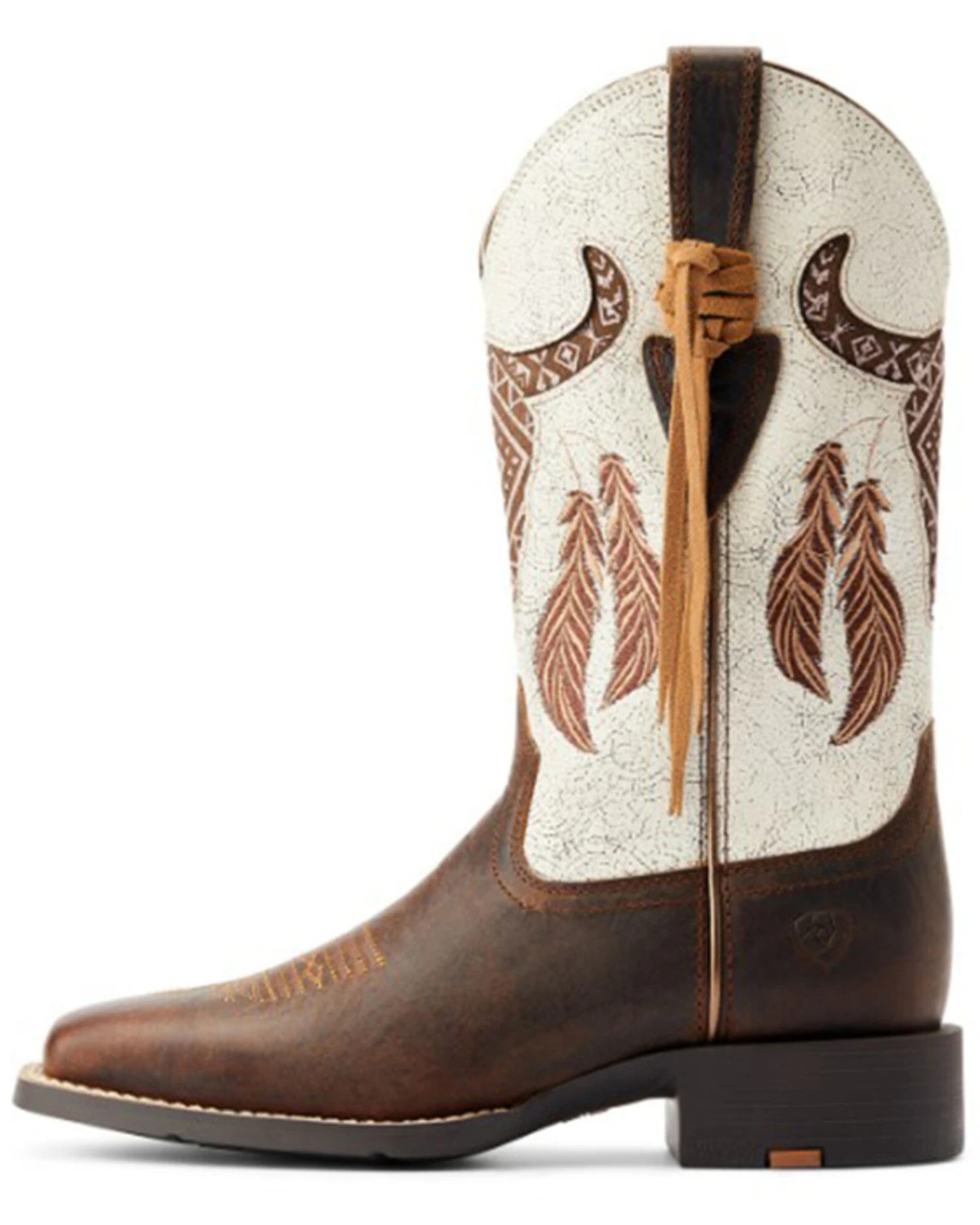 Ariat Women's Round Up StretchFit Western Performance Boots - Broad Square Toe 2 Ariat Women's Round Up StretchFit Western Performance Boots - Broad Square Toe - Image 2