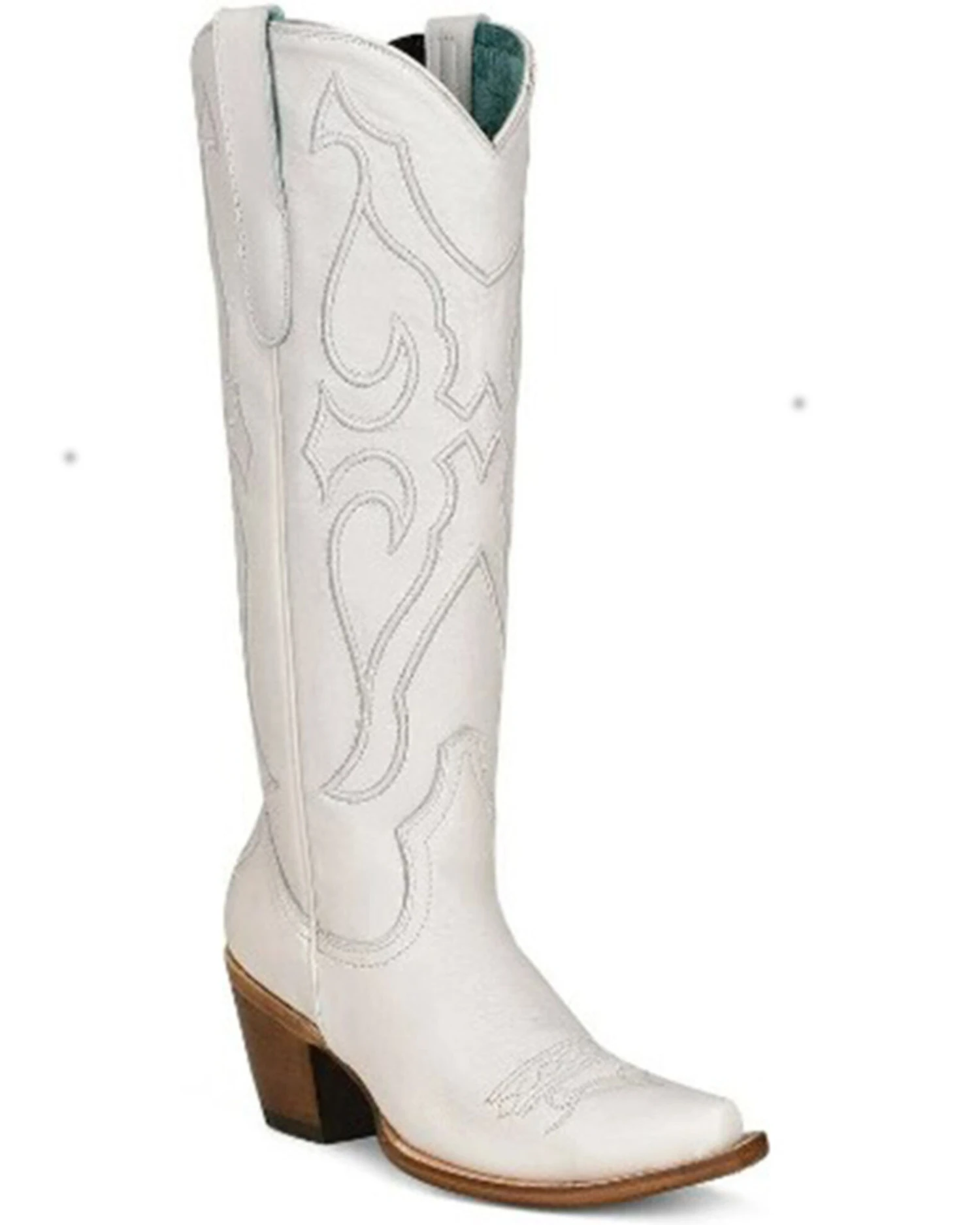 Corral Women's Matching Stitch Pattern & Inlay Western Boots - Snip Toe 1 Corral Women's Matching Stitch Pattern & Inlay Western Boots - Snip Toe