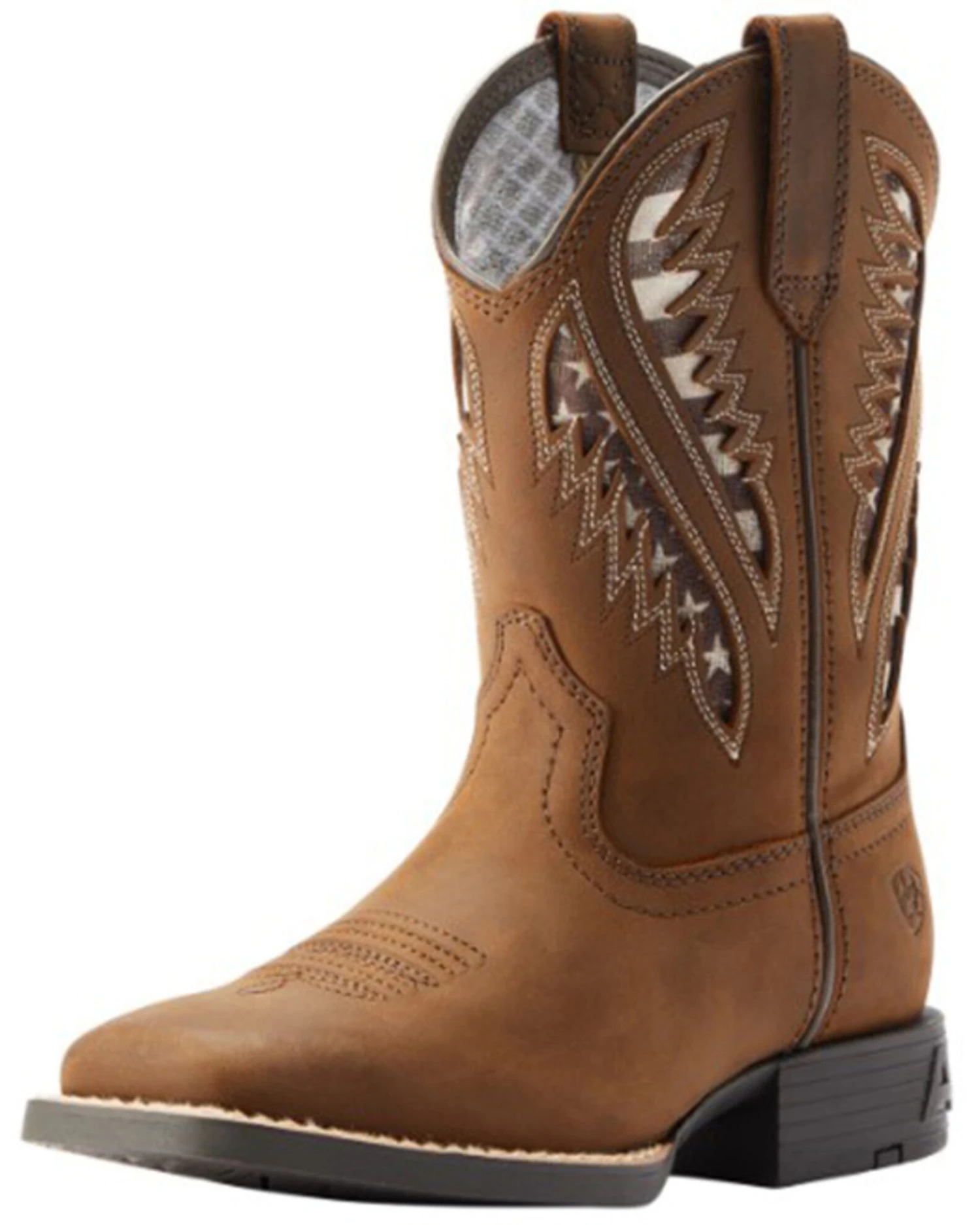 Ariat Girls' VentTEK Western Boots - Broad Square Toe 1 Ariat Girls' VentTEK Western Boots - Broad Square Toe