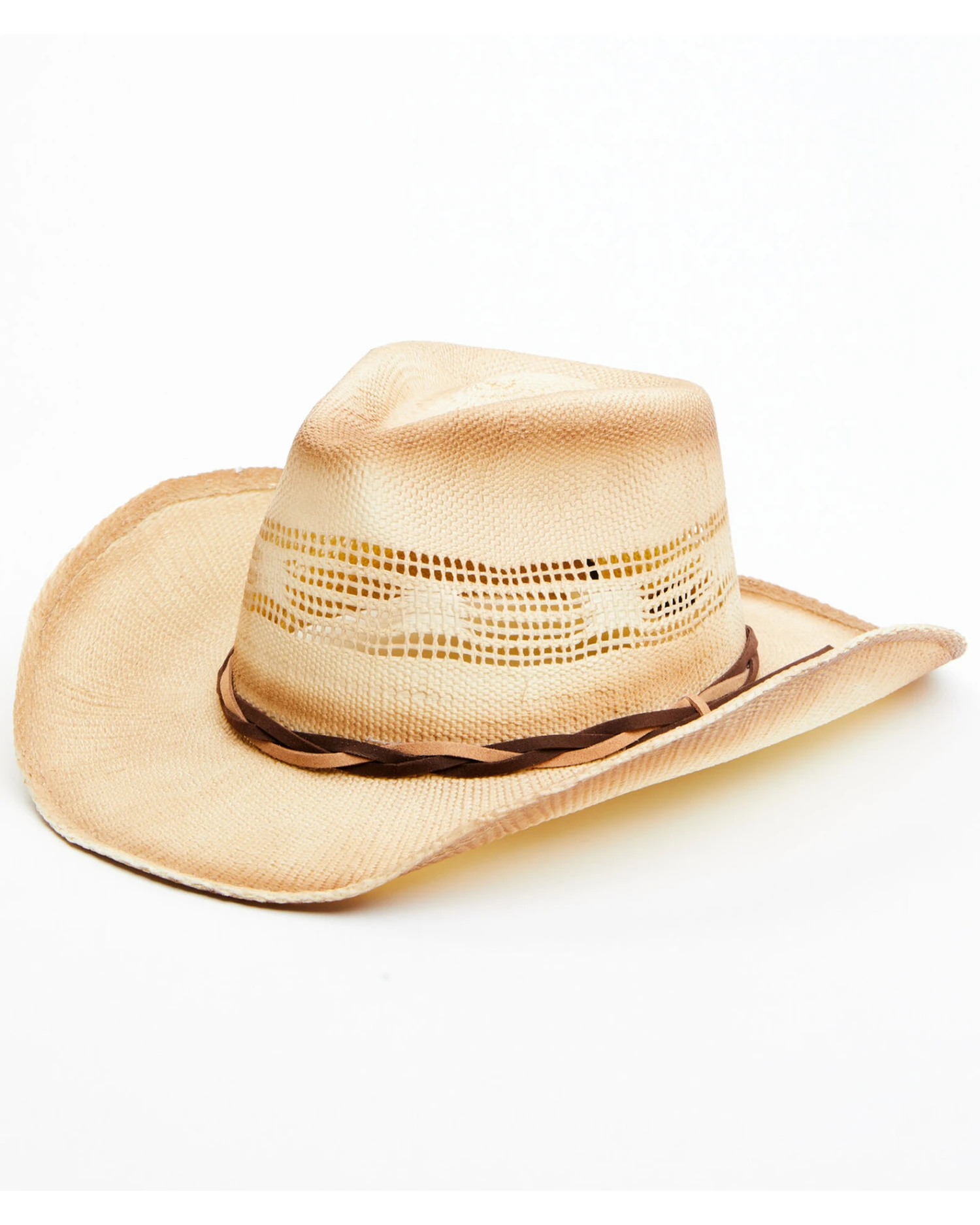 Shyanne Women's Natural Braided Band Straw Cowboy Hat 1 Shyanne Women's Natural Braided Band Straw Cowboy Hat