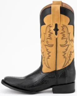 Ferrini Men's Nash Exotic Ostrich Leg Western Boots - Square Toe -Western Cowboy Equipment 2000394322 001 P3