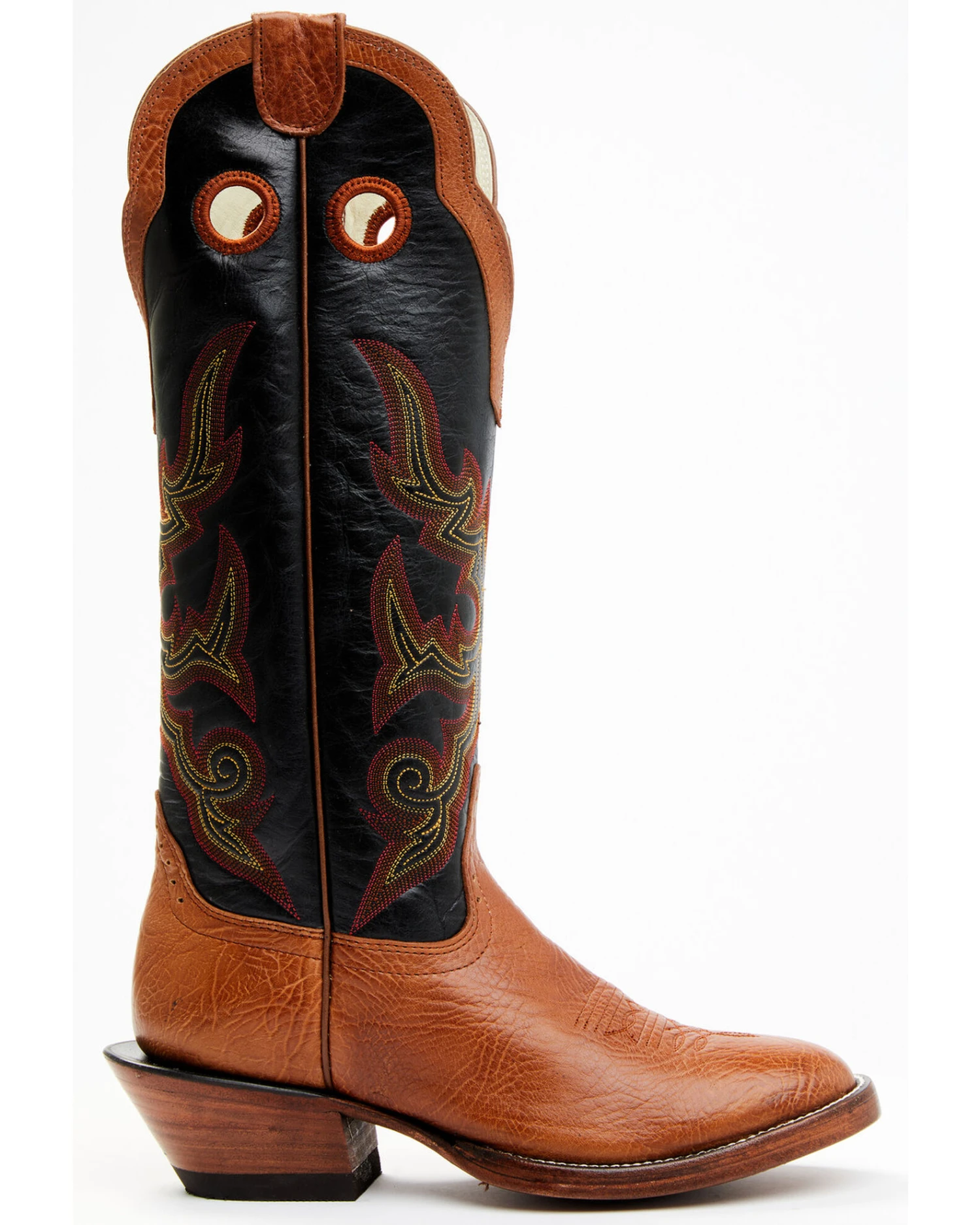 Hondo Boots Men's Spanish Shoulder Western Boots - Round Toe 2 Hondo Boots Men's Spanish Shoulder Western Boots - Round Toe - Image 2