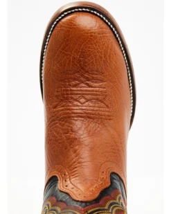Hondo Boots Men's Spanish Shoulder Western Boots - Round Toe 12 Hondo Boots Men's Spanish Shoulder Western Boots - Round Toe -Western Cowboy Equipment 2000394559 280 P6