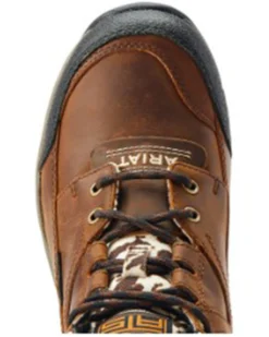 Ariat Women's Cow Print Terrain Waterproof Boots - Round Toe  -Western Cowboy Equipment 2000397380 200 P4