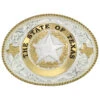Montana Silversmiths State Of Texas Star Seal Western Buckle